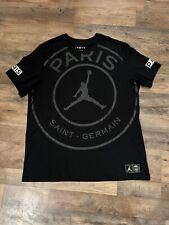 Usado, Camisa PSG Paris Saint-Germain x Air Jordan Jumpman masculina círculo preto tamanho XL comprar usado  Enviando para Brazil