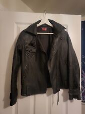 Levi black leather for sale  UK