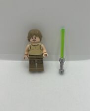 Lego Star Wars Luke Skywalker Dagobah 75330 ( Tank Top W/ Green Saber), used for sale  Shipping to South Africa