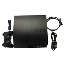 Consola Sony PlayStation 3 PS3 paquete delgado controlador y cables probados segunda mano  Embacar hacia Argentina