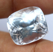 22.25 Ct Certified Natural Brazil White Goshenite Cushion Cut loose Gemstone for sale  Shipping to South Africa