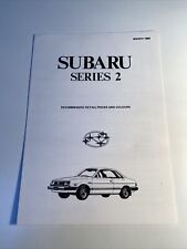 Subaru series range for sale  NEWCASTLE UPON TYNE