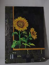 Sunflower collage art for sale  Shipping to Ireland