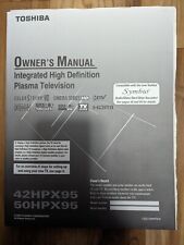 Manual del propietario Toshiba - televisor de plasma de alta definición integrado 42hpx95 50hpx95, usado segunda mano  Embacar hacia Mexico