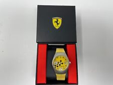 Scuderia Ferrari PIT STOP 12725 Yellow Steel Rubber Watch Yellow Men's Watch for sale  Shipping to South Africa