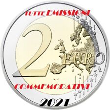 Euro commemorativi 2021 usato  Vaprio D Adda