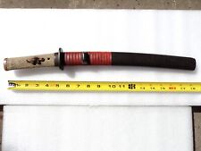 Espada curta samurai japonesa antiga, lâmina assinada. comprar usado  Enviando para Brazil