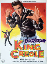 KING CRIOLE - ELVIS PRESLEY / GUITARRA - REEDICIÓN PEQUEÑO PÓSTER DE PELÍCULA FRANCESA segunda mano  Embacar hacia Argentina