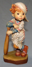 Figura tallada en madera de jugador de béisbol ANRI Sarah Kay BATTER UP 172/2000 6 3/4" segunda mano  Embacar hacia Argentina