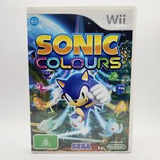 Sonic Colours Nintendo Wii jogo AUS PAL manual completo na caixa , usado comprar usado  Enviando para Brazil