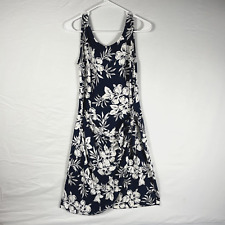 Vestido feminino Caribbean Joe médio preto floral midi sem mangas rayon stretch comprar usado  Enviando para Brazil