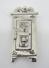 Porta vintage de prata esterlina 925 com pino de dobradiça de trabalho comprar usado  Enviando para Brazil