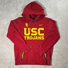 USC Trojans Hoodie Men's Red Sweatshirt Nike Swoosh Southern California Sweater for sale  Shipping to South Africa