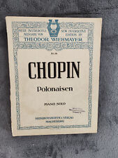 Klaviernoten chopin polonaisen gebraucht kaufen  Seckenheim