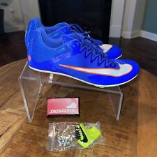 Usado, Nike masculino zoom 10.5 Rival Sprinter Track Spikes Racer azul/laranja DC8753-401 comprar usado  Enviando para Brazil