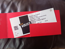 Wolves arsenal match for sale  HORNCHURCH