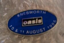 Oasis knebworth pin for sale  PETERBOROUGH