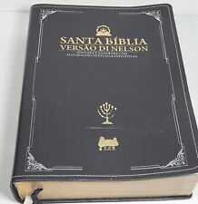 Santa Biblia Versao Di Nelson Ilustrado Antigo e Novo Testamento Couro Sintético  comprar usado  Enviando para Brazil