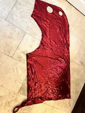 Metallic red lycra for sale  ROTHERHAM