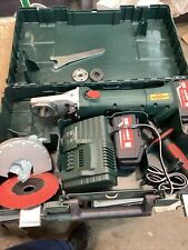 Metabo W 18 LTX 125 INOX Set Cordless 5" High Torque Grinder Kit, used for sale  Shipping to South Africa