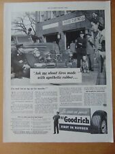 Usado, 1942 B.F. GOODRICH Pneus Fire Dept Hose Co. NO. 1 caminhão vintage arte impressa anúncio  comprar usado  Enviando para Brazil