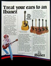 Used, 1979 IBANEZ Artwood Series Acoustic Guitars - Guitar Player Magazine Ad for sale  Shipping to South Africa