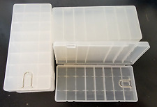 Pacote com 7 Transparentes - Caixa de Joias Armazenamento de Contas de Plástico - Recipiente / Organizador - USADO, usado comprar usado  Enviando para Brazil