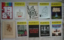 Broadway playbill plays for sale  New York
