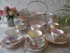 vintage mismatched tea set for sale  GOUROCK