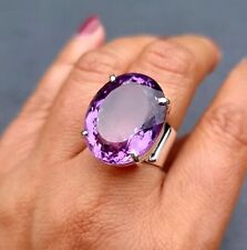 Amethyst ring 925 for sale  Shipping to Ireland