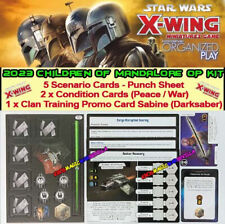 STAR WARS X-WING 2023 - CHILDREN OF THE MANDALORE OP KIT Scenario, Sheet, Sabine segunda mano  Embacar hacia Argentina