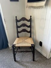 wood chair wicker seat for sale  Anderson