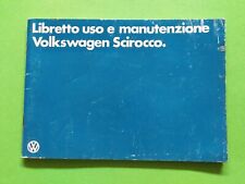Volkswagen scirocco libretto usato  Casalmaggiore