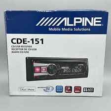 Leitor de CD estéreo automotivo Alpine CDE-151 MP3 WMA AM FM rádio auxiliar USB 50 Watts x 4 canais, usado comprar usado  Enviando para Brazil