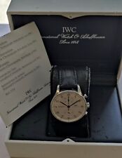 Iwc chronograph portoghese usato  Roma