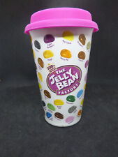 Official THE JELLY BEAN FACTORY Travel Cup With Soft Pink Lid Unused for sale  Shipping to South Africa