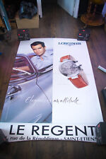 LONGINES WATCH BILLY ZANE 2003 - FMC Fashion Poster - Rolled French Grande D/S for sale  Shipping to South Africa