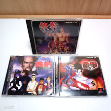 Tekken 1 2 3 Lote de 3 PS1 Playstation 1 Jogo Autêntico Japão Importado Completo comprar usado  Enviando para Brazil
