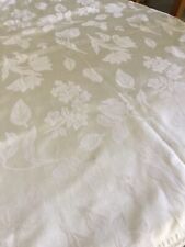 ELEGANT CREAM COLOR TABLECLOTH.  56” X 80” Rectangle  for sale  Shipping to South Africa