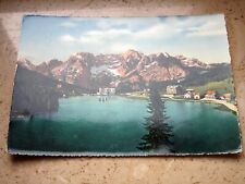Cartolina dolomiti lago usato  Italia