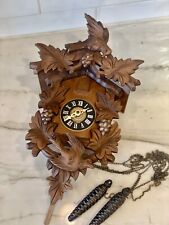 Vintage German Bachmaier & Klemmer 1 Day Wooden Cuckoo Clock - Repair? for sale  Shipping to South Africa