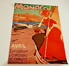 Monaco ancienne affiche d'occasion  Le Puy-en-Velay