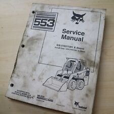 BOBCAT 553 Skid Steer Loader Service Manual repair shop book front mini overhaul for sale  Portland