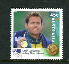 2000 Jogos Olímpicos Sydney Medalhista De Ouro-Usado Carimbo (Simon Fairweather), usado comprar usado  Enviando para Brazil