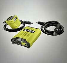 Inversor de energia automotivo RYOBI ONE+ 18V 120 watts 12V com portas USB duplas comprar usado  Enviando para Brazil