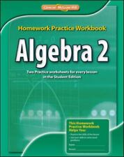 Usado, Álgebra 2, livro de exercícios de prática de lição de casa por McGraw Hill comprar usado  Enviando para Brazil