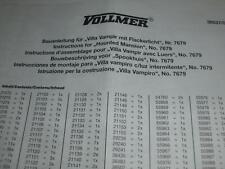 Vollmer 7679 bauanleitung gebraucht kaufen  Deutschland