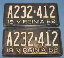 1962 pair virginia for sale  Montpelier