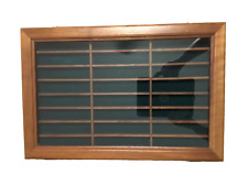 Wood glass display for sale  Hollister
