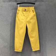 Conjunto completo de calças femininas de verão casual algodão jeans cintura elástica comprar usado  Enviando para Brazil